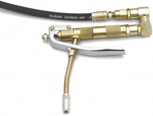 HBM Mobiele pneumatische vetpomp 20 l vetvatpomp 20-60 kg, 400 bar, 1/4 BSP vrouwelijke aansluiting