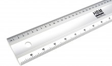 HBM Markeerliniaal 900 mm met Waterpas - Centimeter, Inch, Millimeter