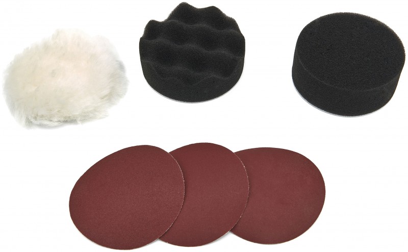 HBM 6-delige Polijst- en Schuurset 75 mm
