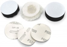 HBM 6-delige Polijst- en Schuurset 75 mm
