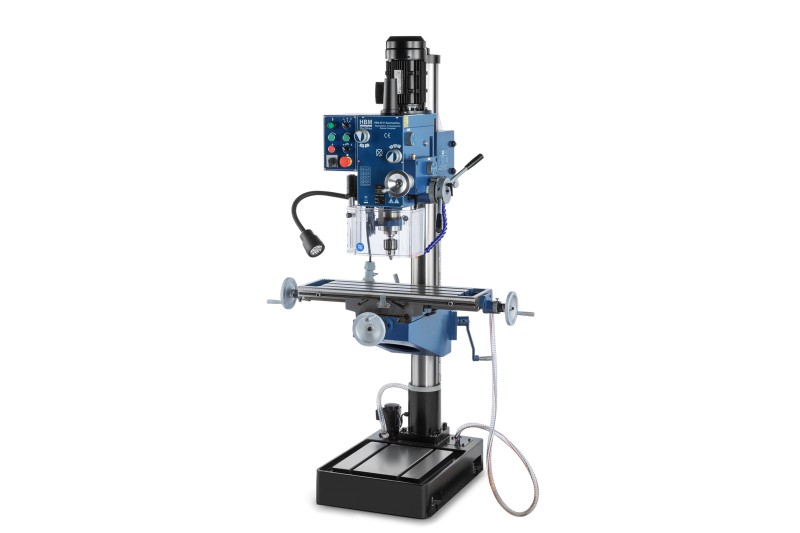 HBM 40 H boormachine, tapmachine en freesmachine deluxe compleet, 1500W, 400V, MC4, boorcapaciteit 3,2 cm, freescapaciteit 7,6 c