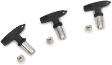 HBM 3-delige nozzle set voor hogedruk airless spuitmachine, verfspuit en wandspuitmachine, 1500 watt