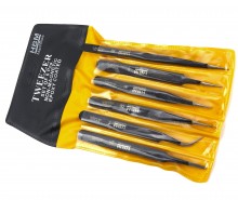 HBM professionele 6-delige anti-magnetische RVS pincet set