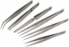 HBM 6-delige RVS pincetset