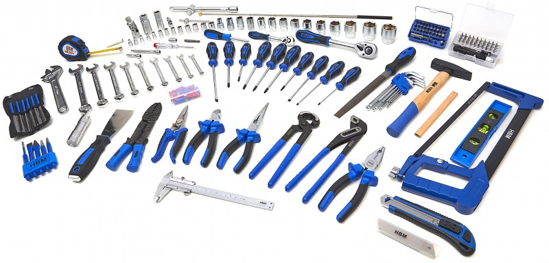 HBM 228-delige Professionele Gereedschapskoffer, Gereedschapsset Aluminium 45 x 38 x 18,5 cm 14,5 kg HBM 228-delige Professionele Gereedschapskoffer, Gereedschapsset Aluminium 45 x 38 x 18,5 cm 14,5 kg