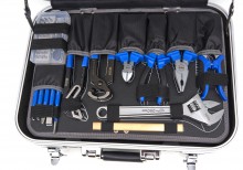 HBM 228-delige Professionele Gereedschapskoffer, Gereedschapsset Aluminium 45 x 38 x 18,5 cm 14,5 kg HBM 228-delige Professionele Gereedschapskoffer, Gereedschapsset Aluminium 45 x 38 x 18,5 cm 14,5 kg