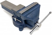 HBM Profi Bankschroef met Draaibaar Onderstel, Maximale Klembreedte 100 mm