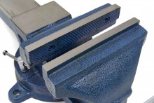 HBM Profi Bankschroef met Draaibaar Onderstel, Maximale Klembreedte 100 mm