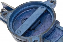 HBM Profi Bankschroef met Draaibaar Onderstel, Maximale Klembreedte 100 mm