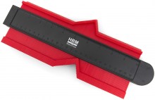 HBM Professionele Magnetische Profielmal 305 x 130 x 21 mm met Vergrendeling en Waterpas