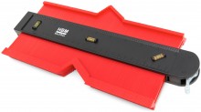 HBM Professionele Magnetische Profielmal 305 x 130 x 21 mm met Vergrendeling en Waterpas