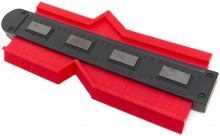 HBM Professionele Magnetische Profielmal 305 x 130 x 21 mm met Vergrendeling en Waterpas