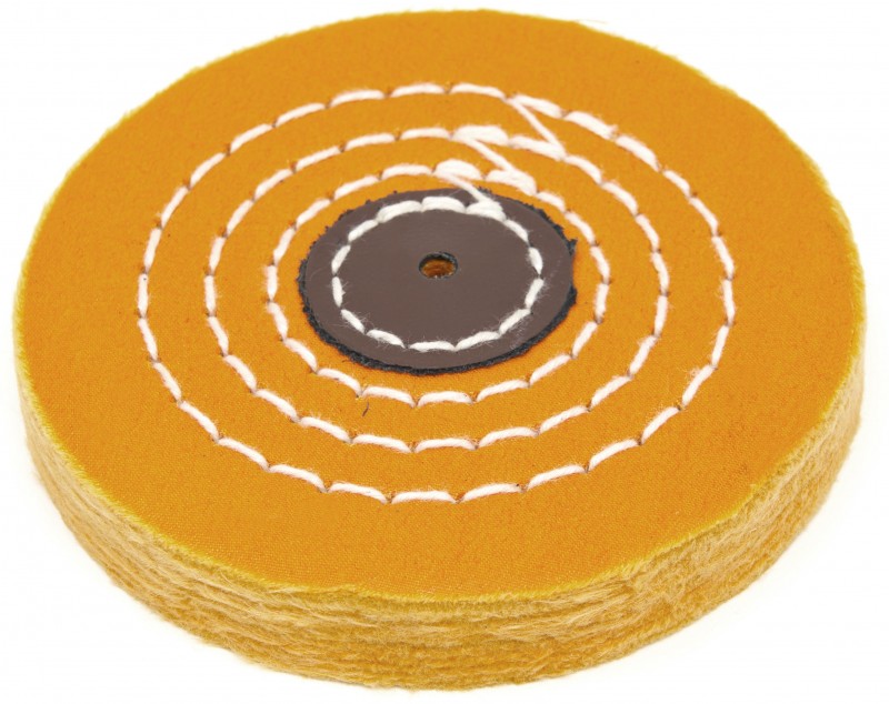 HBM Polijstschijf Geel 100 mm