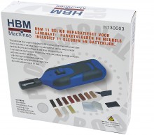 HBM 11-delige reparatieset voor laminaat, parketvloeren en meubels - inclusief 11 kleuren en batterijen