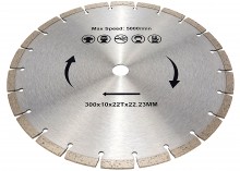 HBM 300 mm Zaagblad voor HBM Professionele 40 Volt 5,0 AH Li-ion Betonzaag / Bandenzaag / Motorslijp