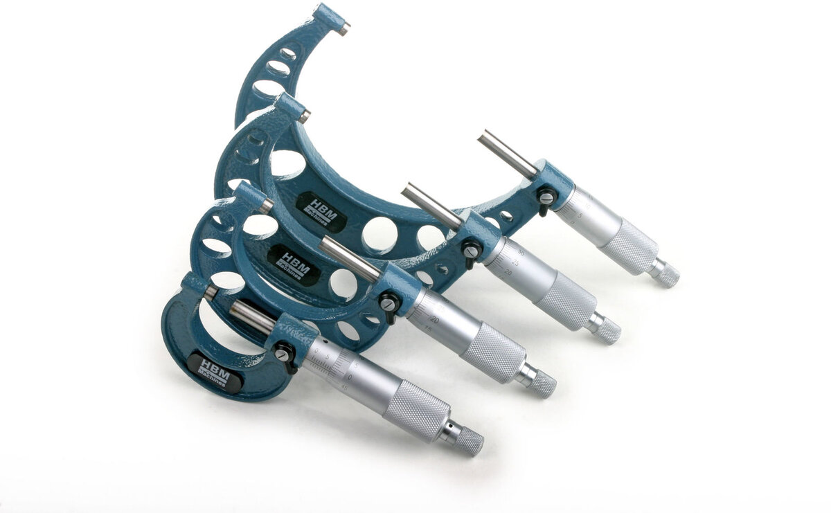 HBM analoge utendørs mikrometer sett