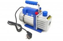 HBM vacuümpomp 1-traps met 2-voudige manometerset 85 liter/minuut 230 V SAE 1/4
