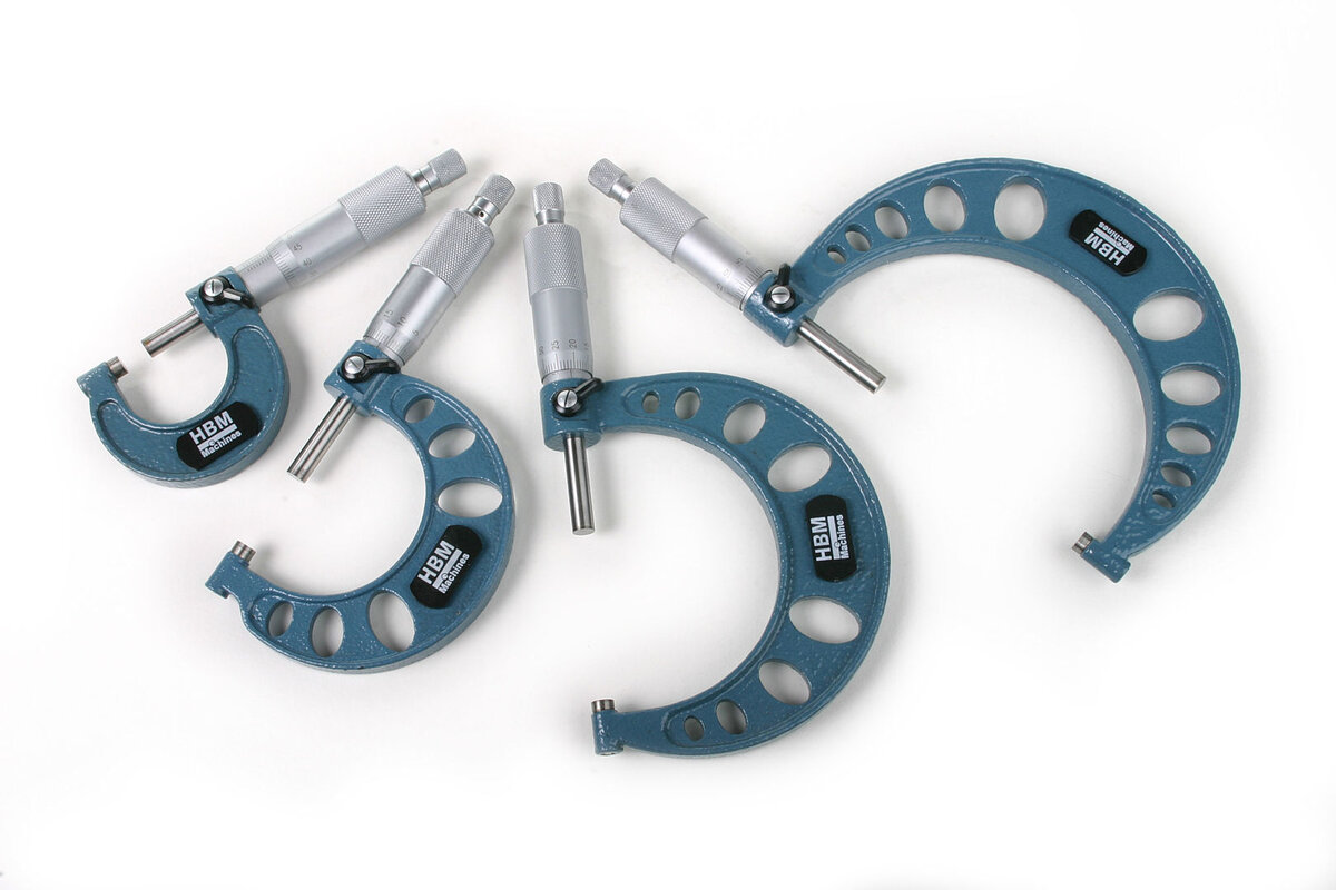 HBM analoge utendørs mikrometer sett