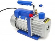 HBM vacuümpomp 1-traps met 2-voudige manometerset 85 liter/minuut 230 V SAE 1/4
