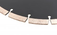 HBM 350 mm zaagblad voor Profi 350 mm muurzaag/betonzaag, watergekoeld, 2600W, 3 mm, 25,4 mm, voor beton en steen