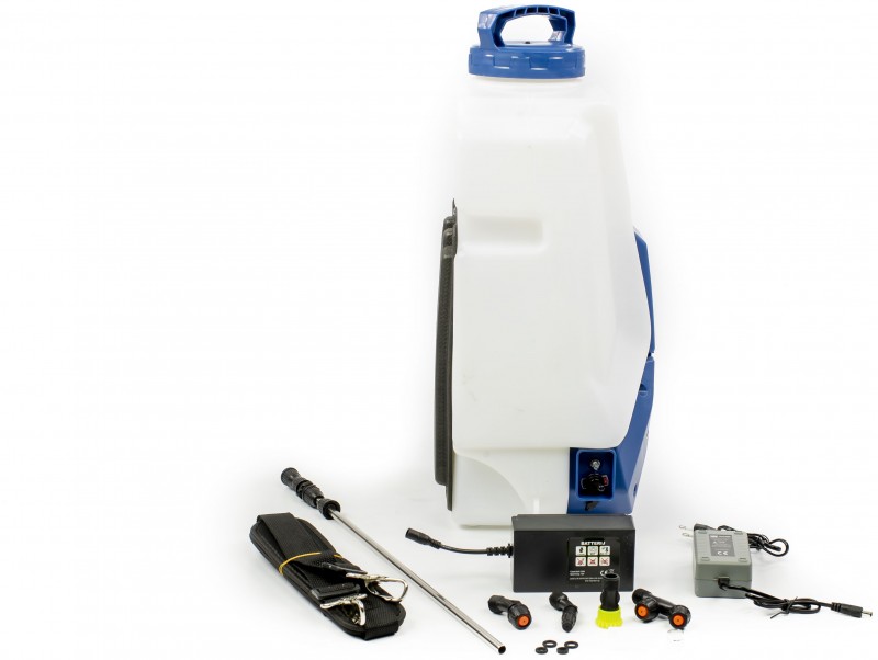 HBM 20 Liter Tryksprøjte på Batteri 12V 8Ah, Trykstyret Rygsprøjte, Inklusive 2 Batterier. HBM 20 Liter Tryksprøjte på Batteri 12V 8Ah, Trykstyret Rygsprøjte, Inklusive 2 Batterier.