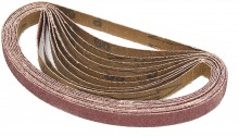 HBM 10-delt slibebåndssæt 13 x 457 mm til Powerfile/stribeslibemaskine/båndslibemaskine med støvopsamling, 400 watt.