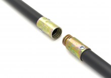 HBM 10-delige rioolontstopperset, afvoerpijpontstopper met vergrendelstaven systeem, 9,2 meter