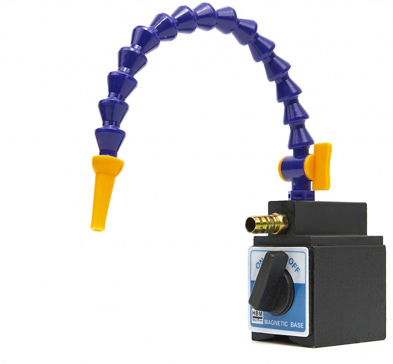 HBM Magneetvoet met 325 mm Koelarm met Kraan