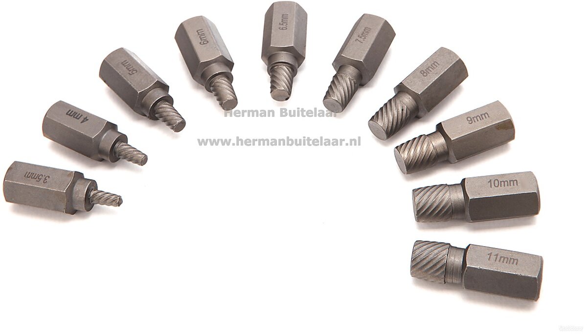 HBM Dolle Schroeven en inbus removerset model 2