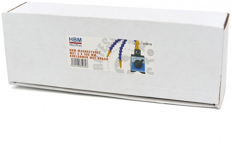 HBM magnetfod med 2 x 300 mm kølearme med kran.