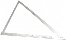 HBM Opvouwbare Winkelhaak 1200 mm Staal Centimeter Millimeter