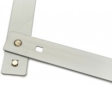 HBM Opvouwbare Winkelhaak 1200 mm Staal Centimeter Millimeter