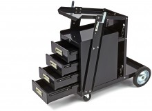 HBM Laswagen Lite Store laswagen met 4 laden, slot, 4 wielen, 45 kg draagvermogen, 73 x 40 x 72 cm
