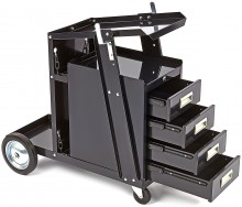 HBM Laswagen Lite Store laswagen met 4 laden, slot, 4 wielen, 45 kg draagvermogen, 73 x 40 x 72 cm