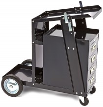 HBM Laswagen Lite Store laswagen met 4 laden, slot, 4 wielen, 45 kg draagvermogen, 73 x 40 x 72 cm