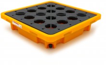HBM Olieopsamlingsbak til olietønder 42 Liter 67 x 67 x 15 cm 700 kg