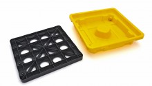 HBM Lekbak Olievaten Opvangbak 42 Liter 67 x 67 x 15 cm 700 kg