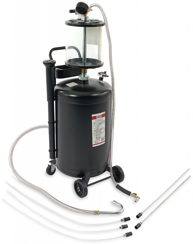 HBM 70 Liter Olie-opvangsysteem, Olie-afzuiger, 10 Bar, 200 l/min, 60 °C, 23 kg