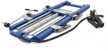 HBM 2.500 kg poetsbrug, autobrug, bandenbrug, verstelbaar, extra laag, voetpedaal, 6 standen, 8,5 bar
