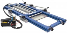 HBM 2.500 kg poetsbrug, autobrug, bandenbrug, verstelbaar, extra laag, voetpedaal, 6 standen, 8,5 bar
