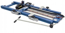 HBM 2.500 kg poetsbrug, autobrug, bandenbrug, verstelbaar, extra laag, voetpedaal, 6 standen, 8,5 bar
