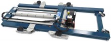 HBM 2.500 kg poetsbrug, autobrug, bandenbrug, verstelbaar, extra laag, voetpedaal, 6 standen, 8,5 bar
