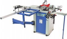 HBM 1600 Professionele Paneelzaag - Cirkelzaagtafel met Roltafel, 2200 W, 230 V, 25,4 cm Zaagblad
