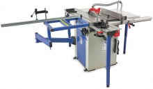 HBM 1600 Professionele Paneelzaag - Cirkelzaagtafel met Roltafel, 2200 W, 230 V, 25,4 cm Zaagblad