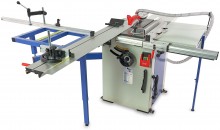 HBM 1600 Professionele Paneelzaag - Cirkelzaagtafel met Roltafel, 2200 W, 230 V, 25,4 cm Zaagblad