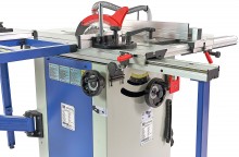 HBM 1600 Professionele Paneelzaag - Cirkelzaagtafel met Roltafel, 2200 W, 230 V, 25,4 cm Zaagblad