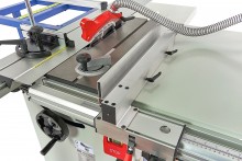 HBM 1600 Professionele Paneelzaag - Cirkelzaagtafel met Roltafel, 2200 W, 230 V, 25,4 cm Zaagblad
