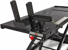 HBM motorheftafel 700 kg zwart, max. belasting 700 kg, hoogte 85 cm, 255 x 71 cm
