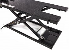 HBM motorheftafel 700 kg zwart, max. belasting 700 kg, hoogte 85 cm, 255 x 71 cm