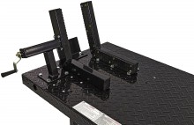 HBM motorheftafel 700 kg zwart, max. belasting 700 kg, hoogte 85 cm, 255 x 71 cm